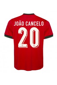 Portugal Joao Cancelo #20 Fotballdrakt Hjemme Klær EM 2024 Korte ermer